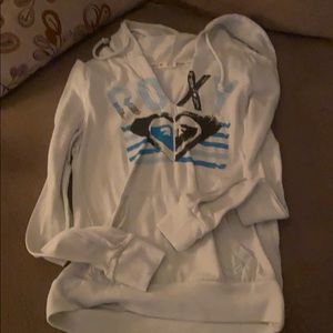 Roxy teal junior hoodie size small